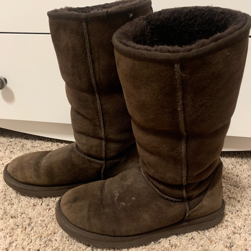 Chocolate Brown Tall Uggs - image 5